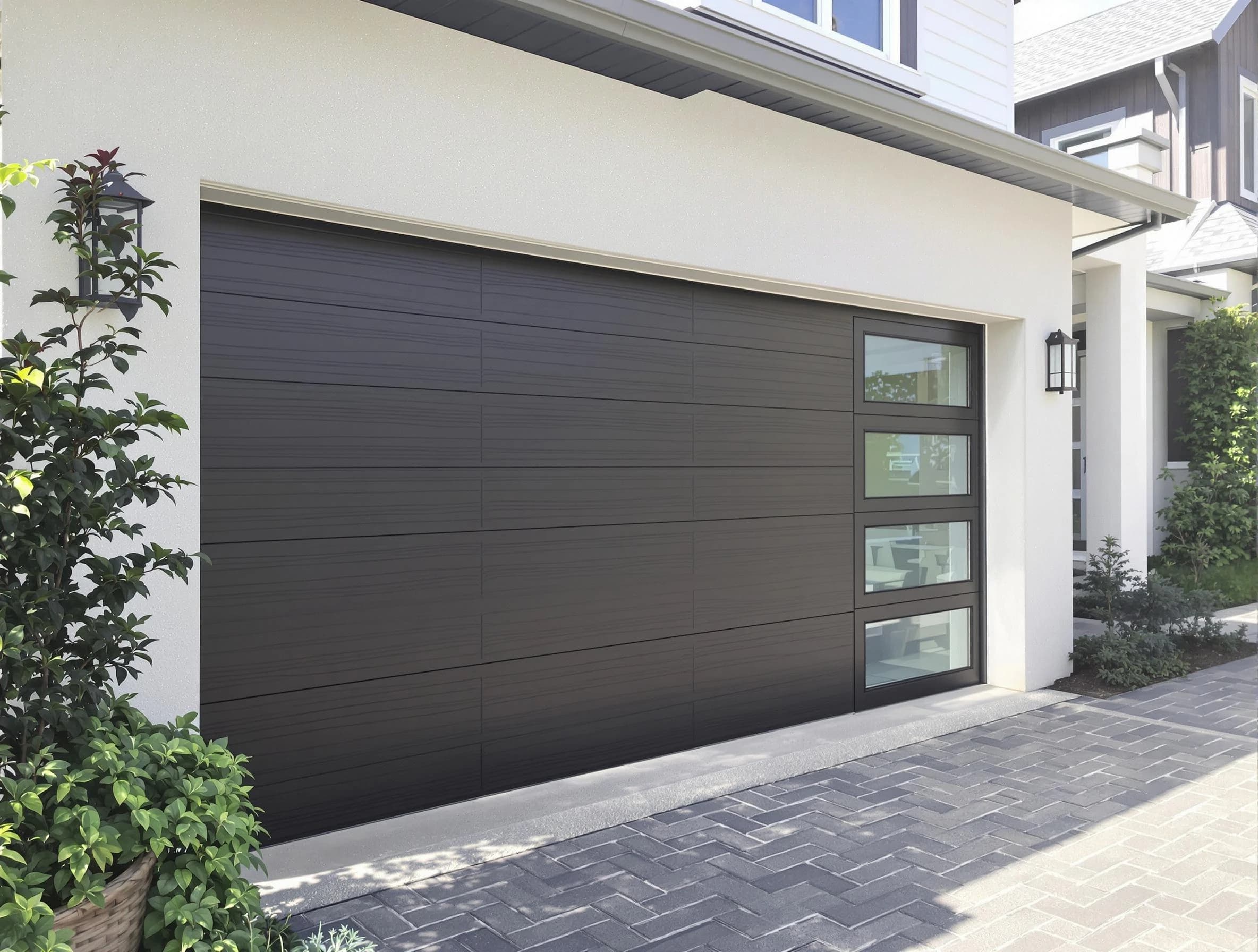 Custom garage door installation by Tucker Garage Door Repair in Tucker