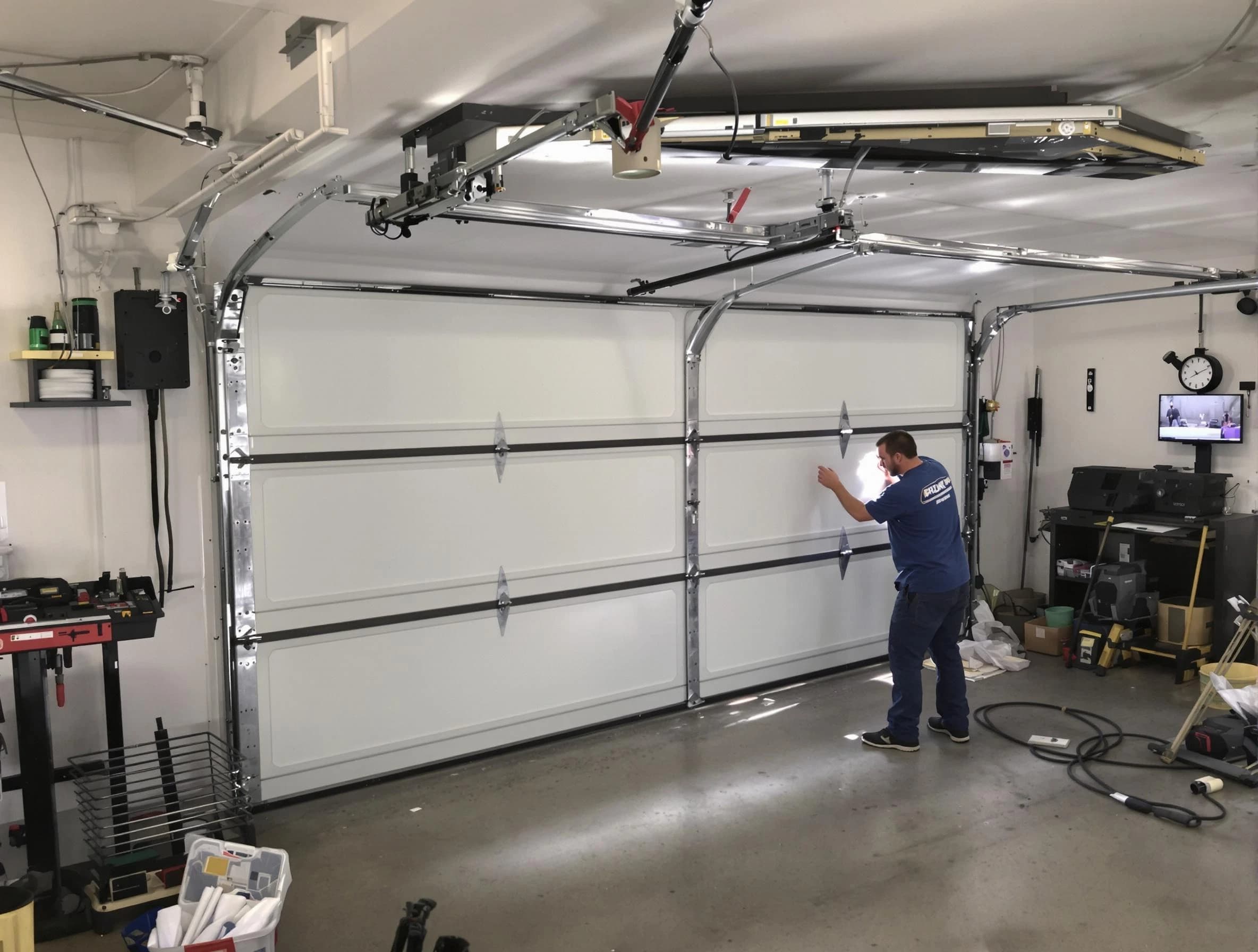 Professional garage door repair service by Tucker Garage Door Repair in Tucker