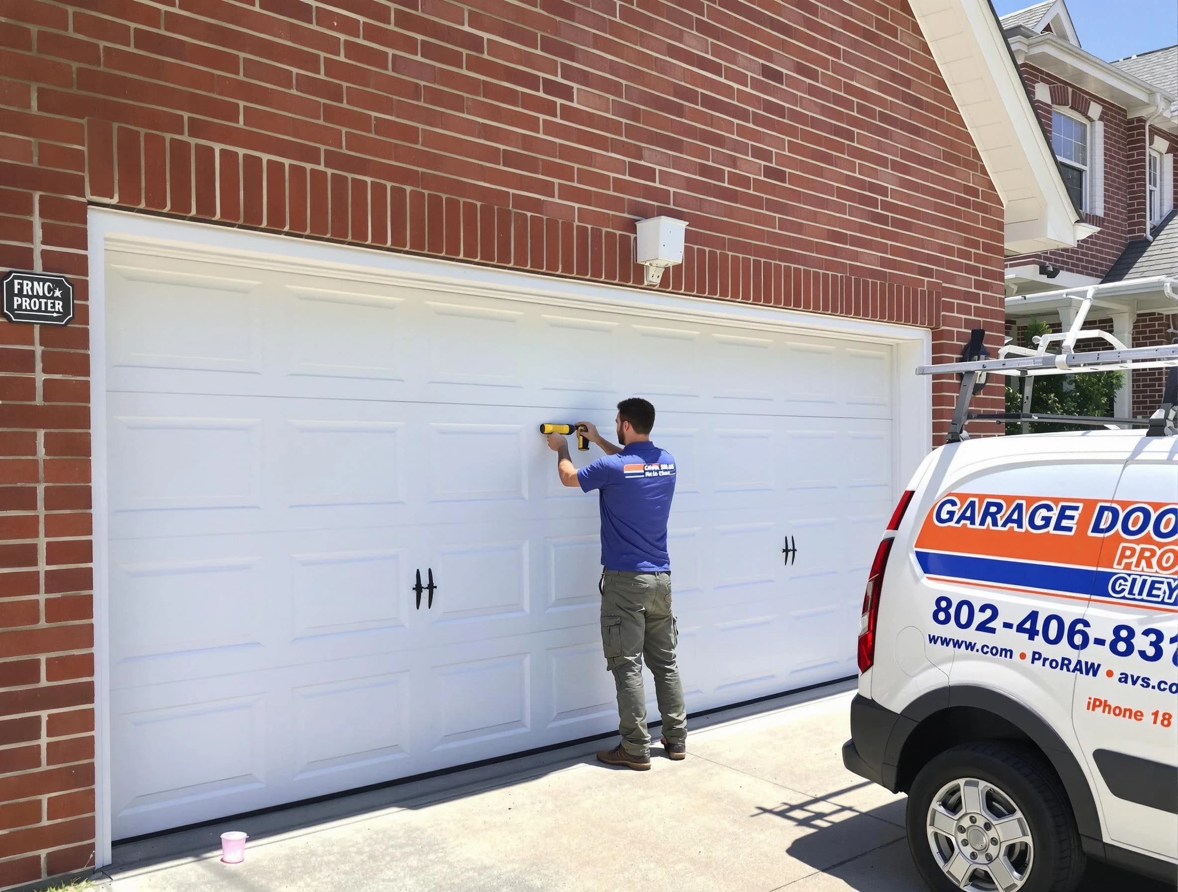 Local garage door repair service by Tucker Garage Door Repair in Tucker